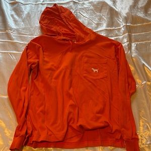 Orange t shirt material sweater